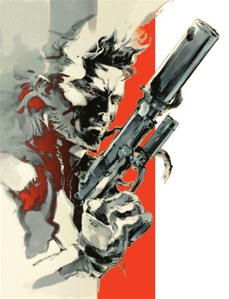 metal gear solid 2 box art european|yoji shinkawa website.